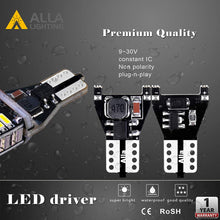 Alla Lighting 912 921 LED Reverse Light Bulbs Extremely Super Bright 4014 30-SMD CANBUS 921 LED Bulbs RV T15 T10 906 W16W Back up, Cargo Lights Replacement, 6000K Xenon White