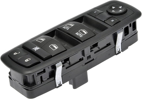 Dorman 901-473 Front Driver Side Door Window Switch for Select Models, Black