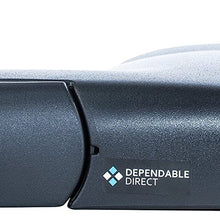 Driver Side Mirror for Chevy Express, GMC Savana (03 04 05 06 07 08 09 10 11 12 13 14 15 16 17) Textured Non-Heated Folding Left Outside Rear View Replacement Door Mirror - GM1320284
