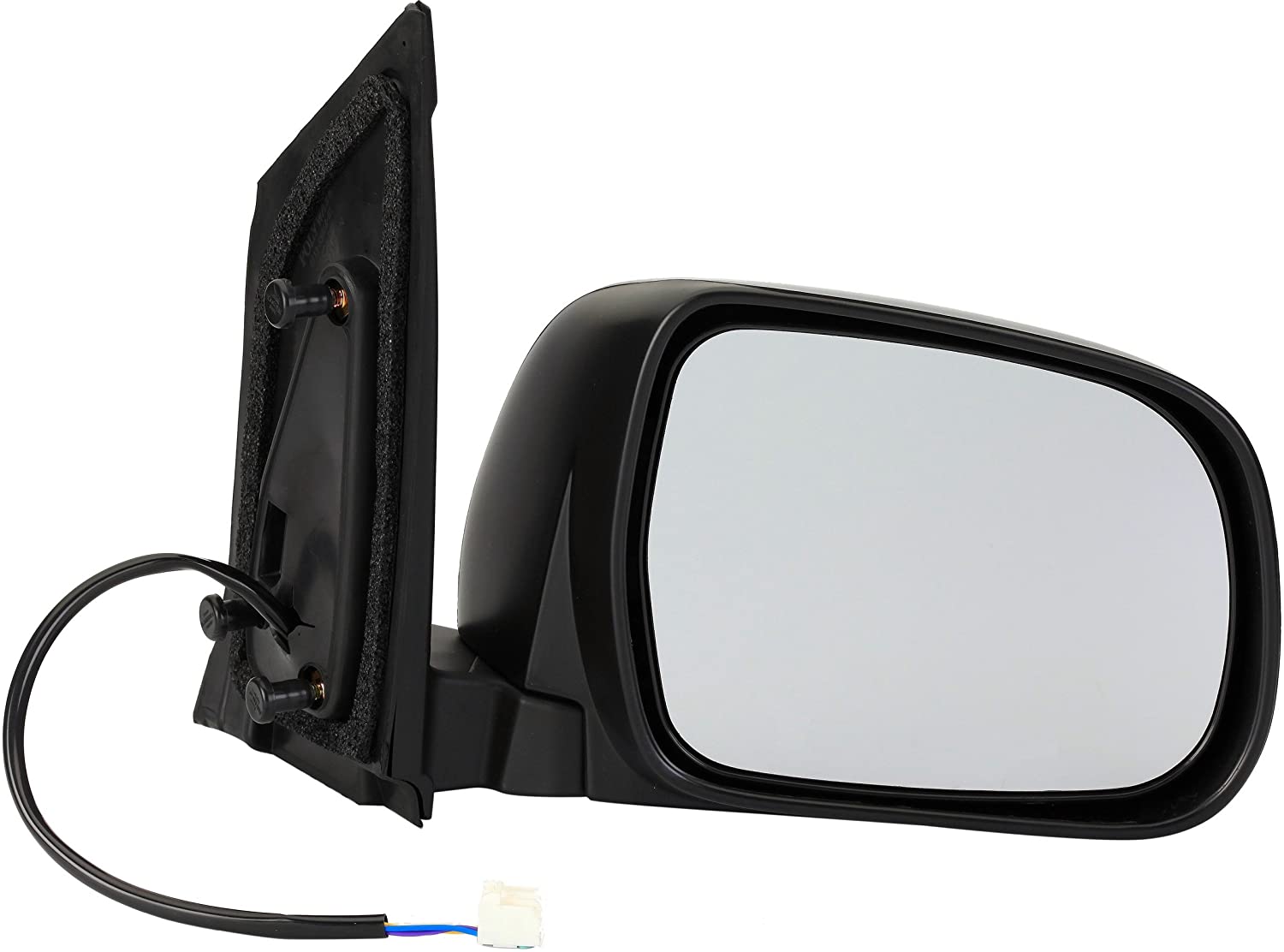 Dorman 955-1533 Passenger Side Power Door Mirror - Heated/Folding for Select Toyota Models, Black