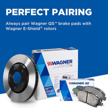 Wagner QuickStop ZD1184 Ceramic Disc Pad Set Includes Pad Installation Hardware, Front