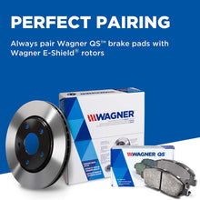Wagner QuickStop ZD1100 Ceramic Disc Pad Set Includes Pad Installation Hardware, Rear