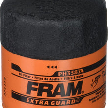 FRAM Ultra Synthetic XG3387A, 20K Mile Change Interval Spin-On Oil Filter with SureGrip