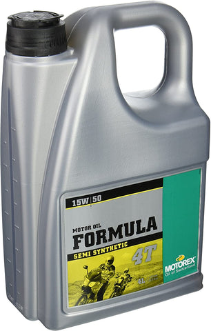 Motorex Formula 4T Oil 15W50 4 Liter (ea) for Motorcycles (ZZ 3601-0020)