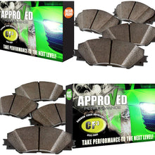 Approved Performance F16026P - [Front & Rear] Set of Carbon Fiber Impregnated Brake Pads