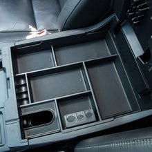 JKCOVER Center Console Organizer Tray Compatible with Toyota Tundra 2014 2015 2016 2017 2018 2019 2020 Tundra Accessories,Insert ABS Black Materials Armrest Box Secondary Storage