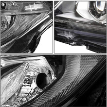 HO2502173 OE Style Driver/Left Side Chrome Housing Projector Headlight Lamp Replacement for Honda Civic 16-20