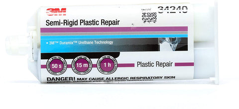 3M Semi-Rigid Plastic Repair, 34240, 47.3 mL Cartridge