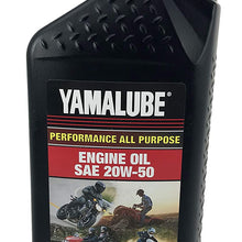 Yamaha LUB-20W50-AP-12 Yamalube 20W-50 All Performance Oil, 1 Quart