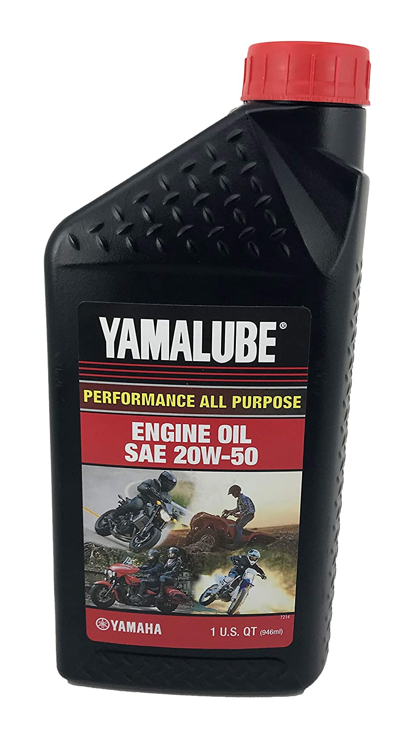 Yamaha LUB-20W50-AP-12 Yamalube 20W-50 All Performance Oil, 1 Quart