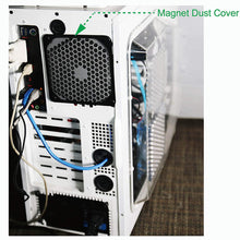 Bundle with Magnet Dust Cover 120mm 4 pack TITAN 12V DC Double Rack Mount Ventilation Cooling fan for Fridge Vent Bundle with Magnet Dust Cover