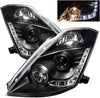 Spyder Auto 444-N350Z02-DRL-BK Projector Headlight