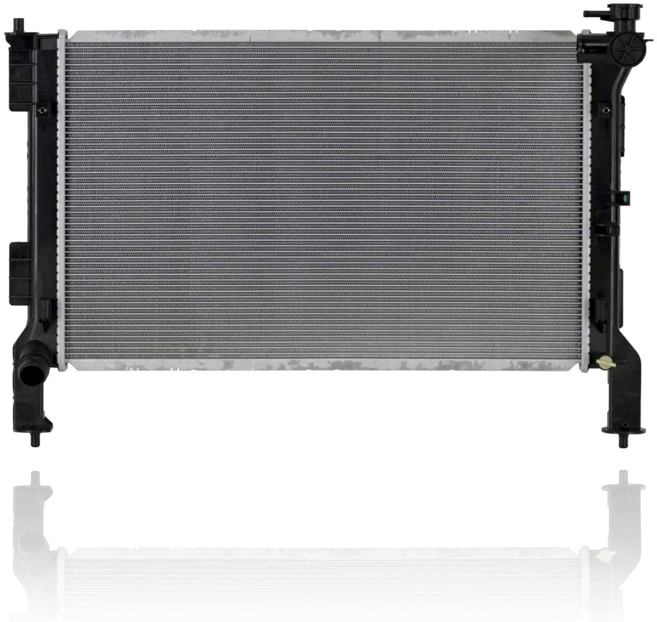 Radiator - PACIFIC BEST INC. For/Fit 16-17 Hyundai Sonata-Hybrid 17-20 Optima-Hybrid 4Cy/2.0L - Plastic Tank, Aluminum Core - 25310E6100