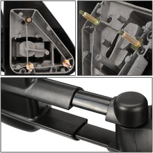DNA Motoring TWM-001-T222-BK+DM-SY-022 Pair of Towing Side Mirrors + Blind Spot Mirrors