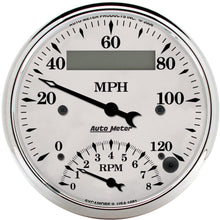 AUTO METER 1681 Old TYME White Tach/Speedo Combo