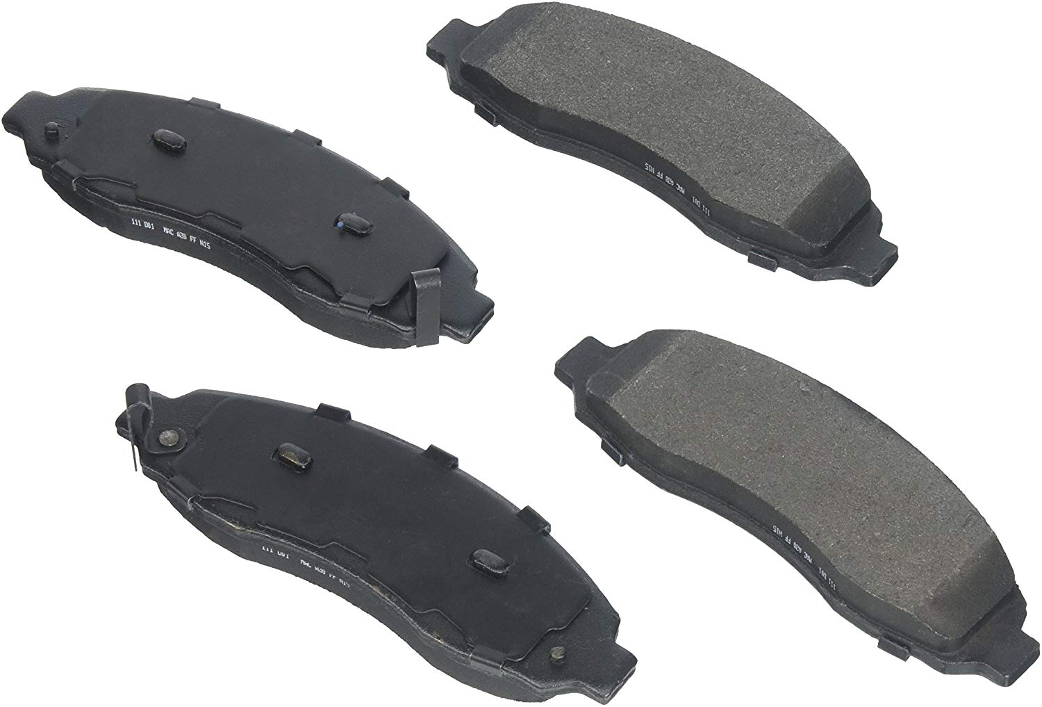 Bosch BE962H Blue Disc Brake Pad Set with Hardware for 2003-04 Dodge Dakota - FRONT