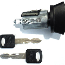 LC6177 Ford Ignition Switch Lock Cylinder with 2 Ford Oem Logo Non-transponder Keys