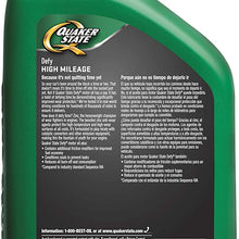 Quaker State 550043292-6PK Defy High Mileage 10W-40 Motor Oil (SN), 1 Quart, 6 Pack