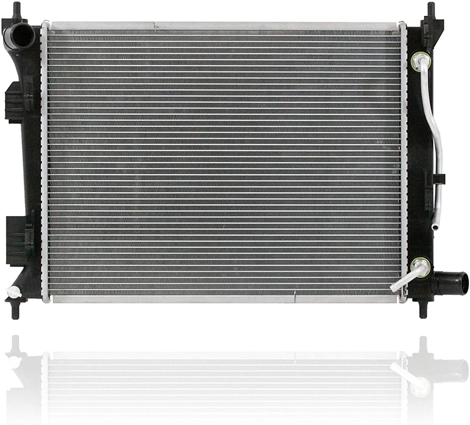 Radiator - Pacific Best Inc For/Fit 13253 Hyundai Accent 1.6L A/T Kia Rio Rio5 2 Wheel Drive AT 1.6L 1-Row