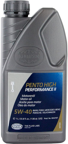 Pentosin 8042107-C Pento High Performance II 5W-40 Synthetic Motor Oil - 1 Liter (Case of 12)