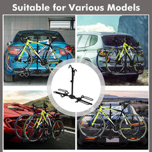 Goplus 2-Bike Hitch Mount Rack Hitch Mounted Bike Carrier Foldable Receiver 2"