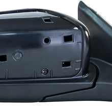 Passenger Side Mirror for Honda Accord LX/EX/SE Models 4door sedan (2003 2004 2005 2006 2007) Manual Folding Power Adjusting Non-Heated Right Side Rear View Outside Door Mirror Replacement - HO1321152