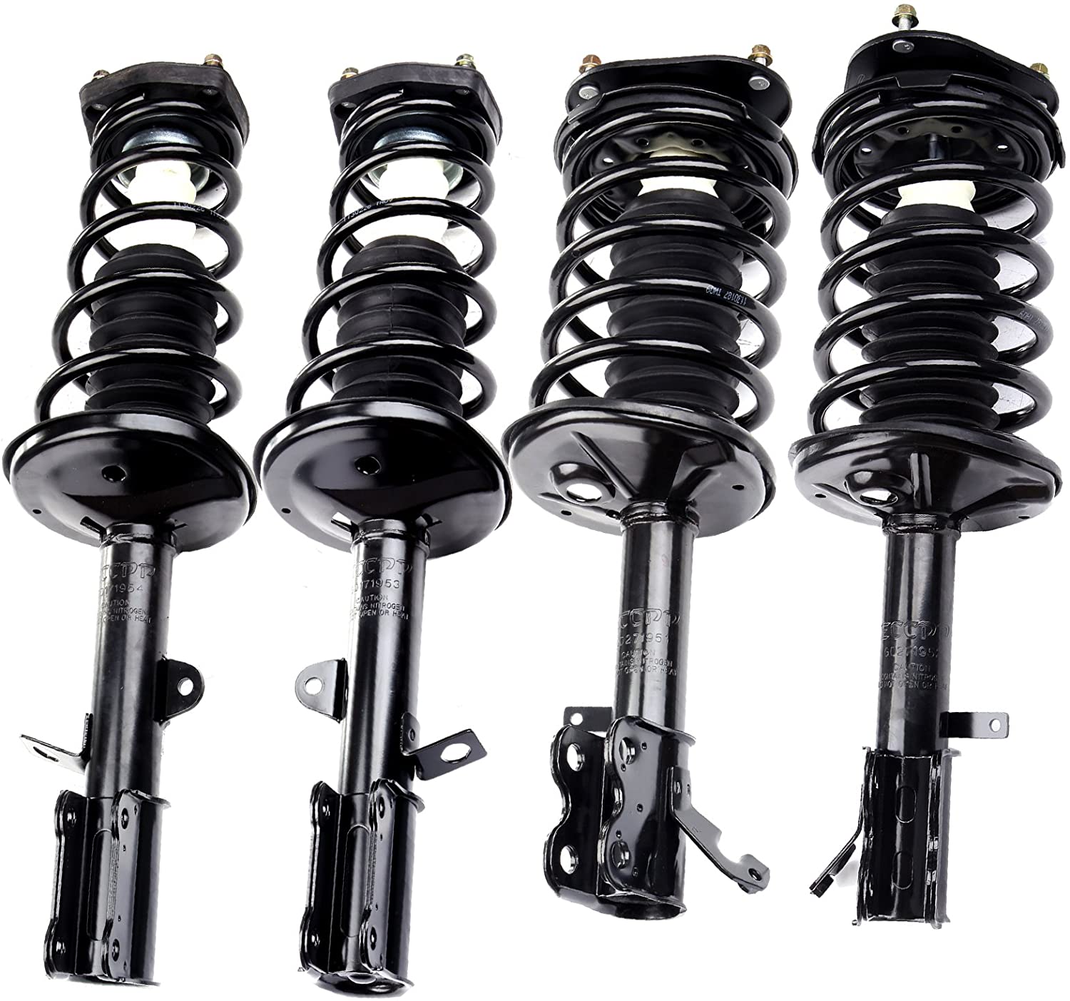 ECCPP Complete Struts Spring Assembly Front Rear Struts Shock Absorber Fit for 1998 1999 2000 2001 2002 Chevrolet Prizm,1993 1994 1995 1996 1997 1998 1999 2000 2001 2002 Toyota Corolla Set of 4