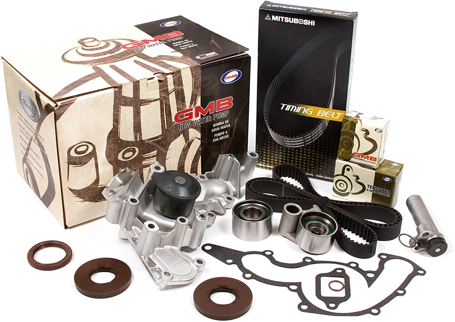 Evergreen TBK298MHWP Fits 98-07 Toyota Lexus 4.0L 4.7L V8 2UZFE Timing Belt Kit GMB Water Pump