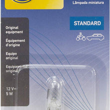 HELLA 2825SB Standard-5W Standard Miniature Bulb, Single