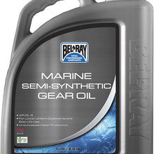 Bel-Ray 99740-BT4-4PK Marine Semi-Synthetic Gear Oil - 4 Liter Bottle, (Case of 4)