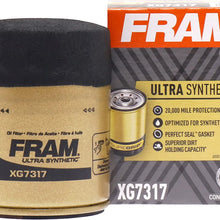 FRAM Ultra Synthetic Automotive Replacement Oil Filter, Designed for Synthetic Oil Changes Lasting up to 20k Miles, XG7317 with SureGrip (Pack of 1)