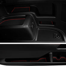 CupHolderHero for Toyota 4Runner 2010-2020 Custom Liner Accessories – Premium Cup Holder, Console, and Door Pocket Inserts 27-pc Set (2 Rows of Seats) (Red Trim)