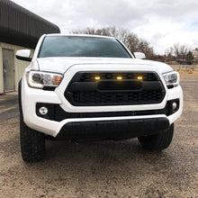 Seven Sparta Led Lights 4 PCS with Fuse for 2016-2018 Aftermarket Toyota Tacoma TRD PRO Grille (Amber Shell with Amber Light)