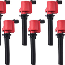 ENA Direct Pack of 6 Ignition Coils compatible with Ford Escape Freestyle Mercury Mariner Mazda V6 3.0L DG500 DG513