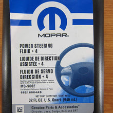 Mopar Chrysler Dodge Jeep Ram 1 Quart Power Steering Fluid + 4 MS-9602 OEM