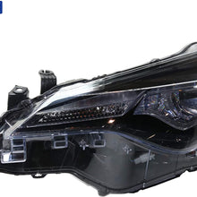 Headlight Compatible with TOYOTA COROLLA 2017-2019 LH Assembly Bi-LED with LED DRL CE/L/LE/LE ECO Models - CAPA