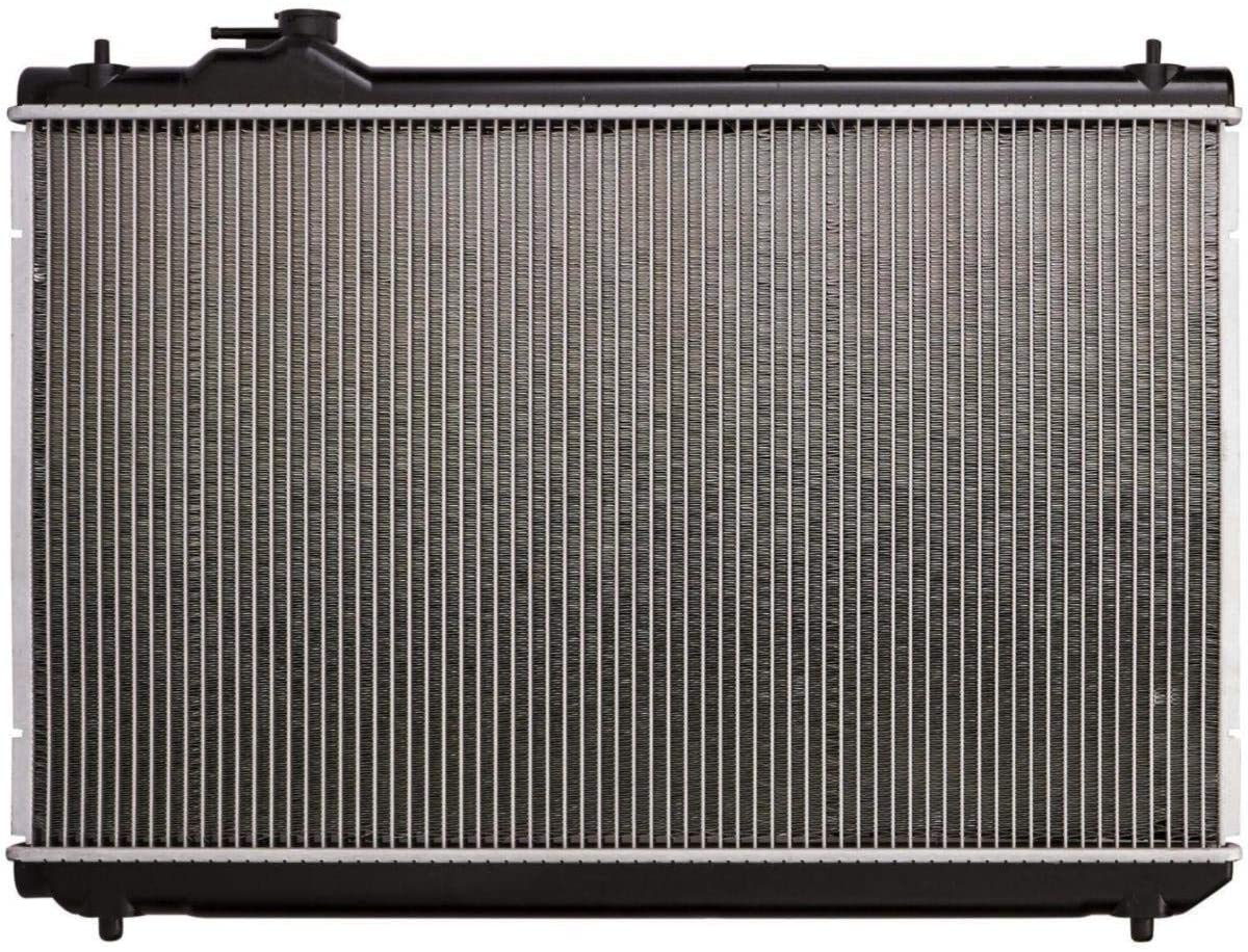 Puermto AT Plastic/Aluminum Radiator 1 Row For 2001-2003 Toyota Highlander 3.0L 2004-2007 Toyota Highlander 3.3L V6 with Oil Cooler