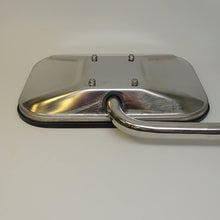 Truck-Lite 97662 Medium Duty Truck Mirror 7-1/2''x10-1/2'' Rectangular Stainless steel, 5" elbow