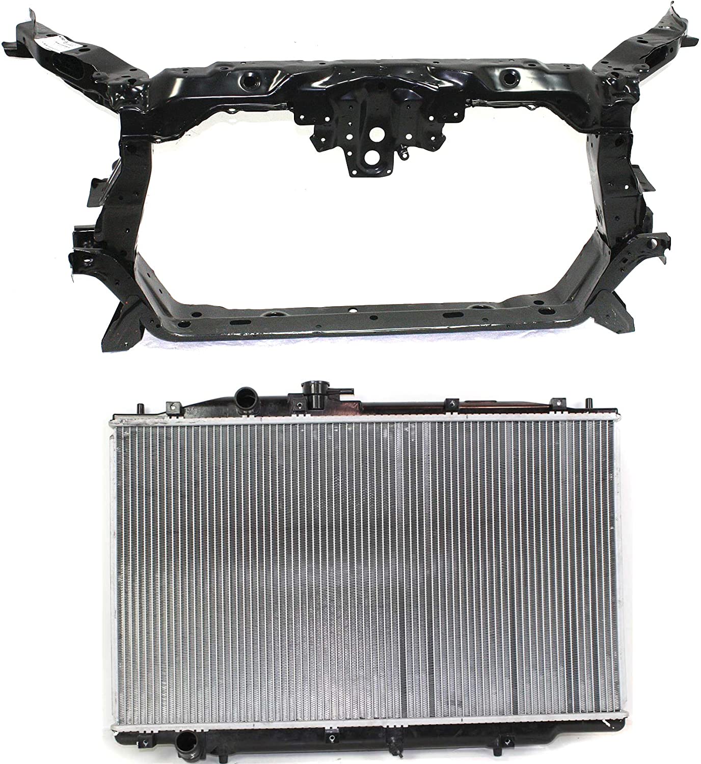 Radiator Compatible with 2004-2006 Acura TL Includes Radiator Support Set of 2