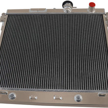 ALLOYWORKS 3 Row Core Aluminum Radiator For 2009-2012 Chevy Colorado / 2009-2012 GMC Canyon / 2006-2010 Hummer H3 H3T 3.5L 3.7L 5.3L