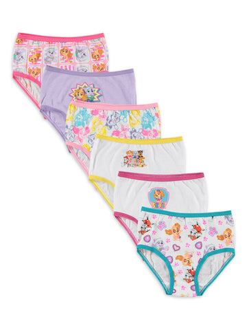 Paw Patrol Toddler Girls Underwear, 6 Pack