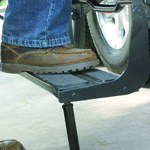 Camco Self-Stor Step - Mounts Under RV Steps to Stabilize Steps and Prevent RV Movement and Swaying, Lifts Up For Easy Storage After Use , One Time Installation (43671)