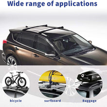 Car Roof Rack Cross Bars for Toyota RAV4 2013-2018, Aluminum Cross Bar Replacement for Rooftop Cargo Carrier Bag Luggage Kayak Canoe Bike Snowboard Skiboard