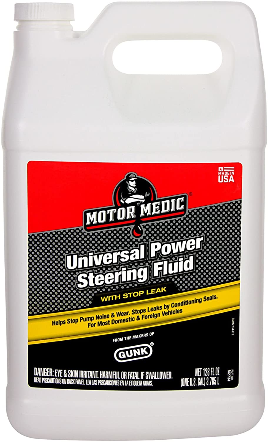 Solder Seal M2734 One Each, Gallon Universal Power Steering Fluid with Stop Leak