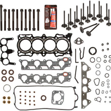 Evergreen HSHBIEV4010 Head Gasket Set Intake Exhaust Valves Compatible with 98-02 Honda Acura F23A1 F23A4 F23A5 A7