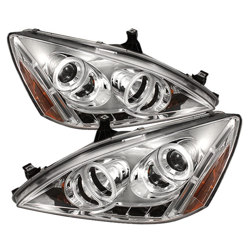 Spyder Auto 5029720 CCFL Halo Projector Headlights Chrome/Clear