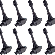 ENA Pack of 8 Ignition Coils Compatible with Nissan Titan Pathfinder Armada NV2500 NV3500 Infiniti QX56 4.0L 5.6L C1672 UF-551