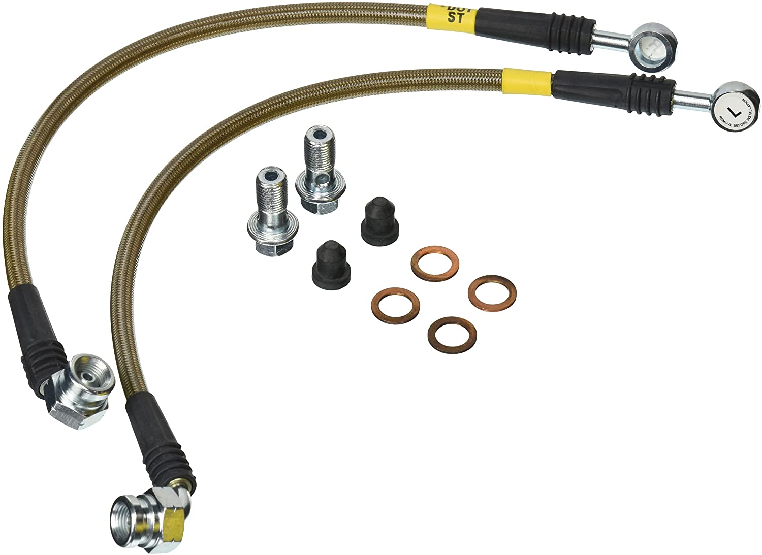 StopTech (950.46504) Brake Line Kit, Stainless Steel