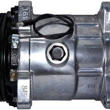 Universal A/C Compressor with PV8 Clutch SD 508 5H14 R134A 12V Serpentine Belt Type