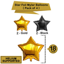 Gold 50th Birthday Decorations Kit – Large, Pack of 26 | Number 5 and 0 Party Balloons Supplies | Black Happy Birthday Banner | Perfect for 50 Years Old Décor